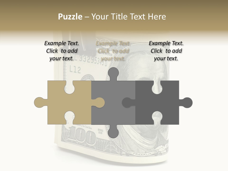 Stock Dollar Background PowerPoint Template