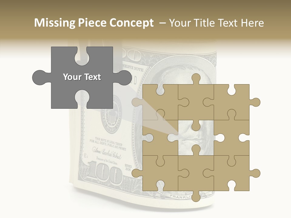 Stock Dollar Background PowerPoint Template