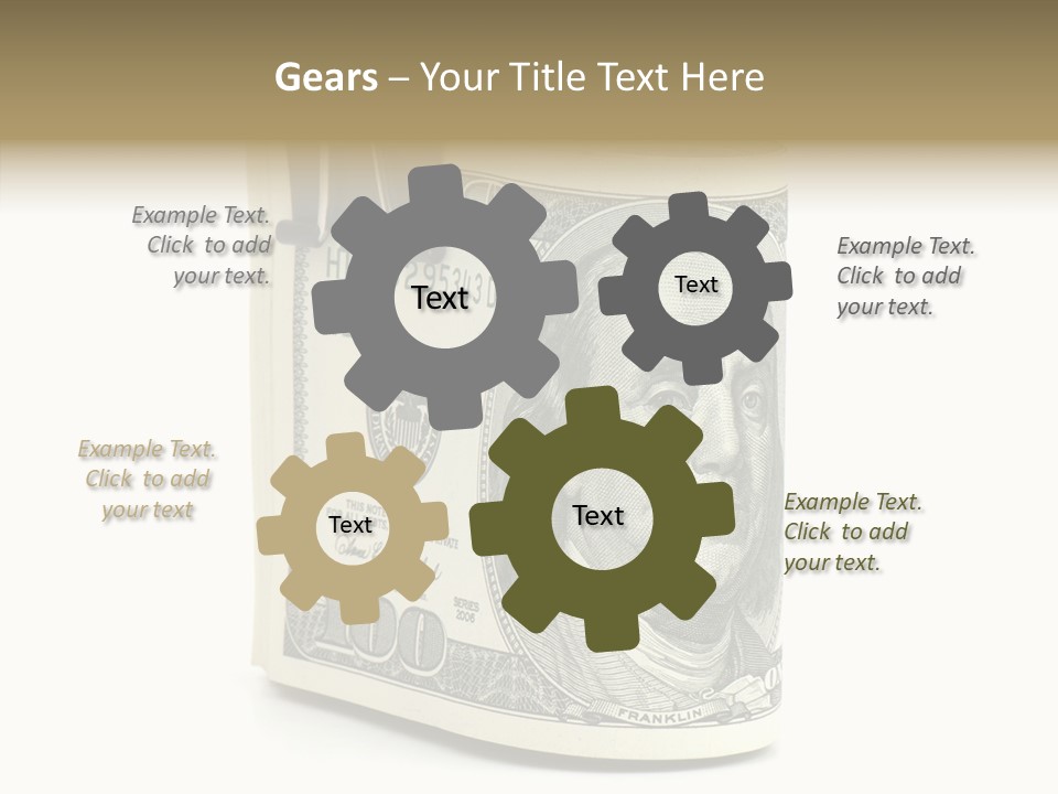 Stock Dollar Background PowerPoint Template