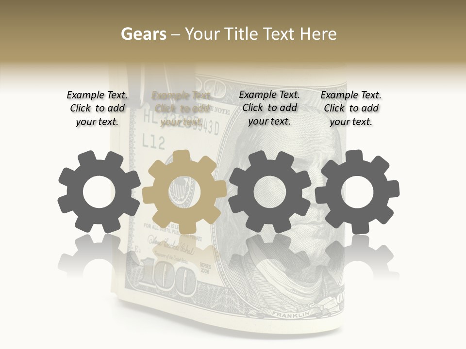 Stock Dollar Background PowerPoint Template