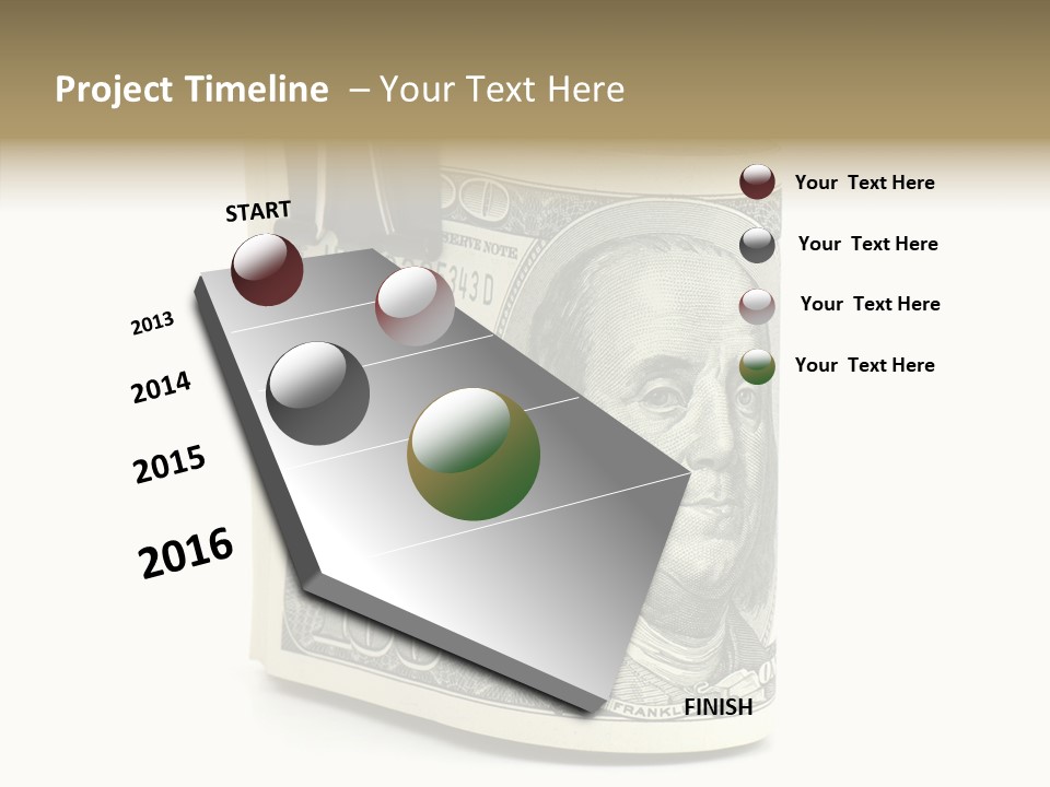 Stock Dollar Background PowerPoint Template