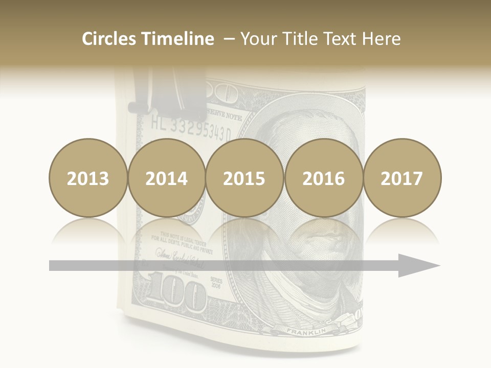 Stock Dollar Background PowerPoint Template