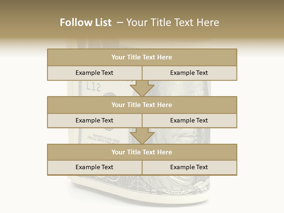 Stock Dollar Background PowerPoint Template