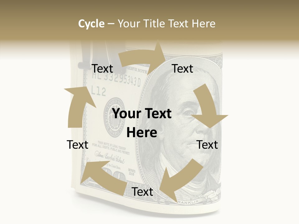 Stock Dollar Background PowerPoint Template