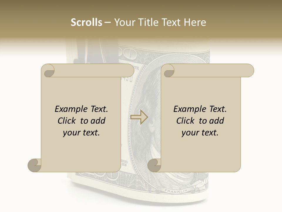 Stock Dollar Background PowerPoint Template