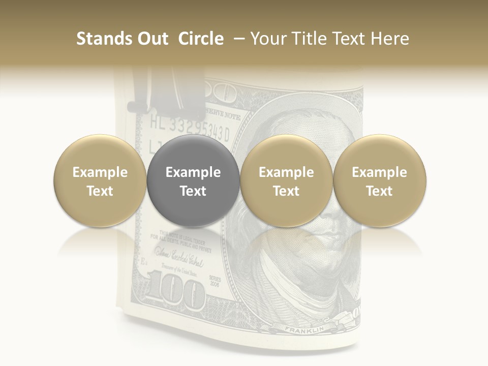 Stock Dollar Background PowerPoint Template