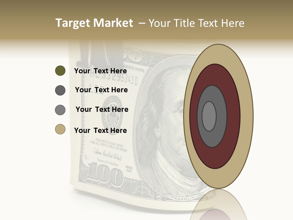 Stock Dollar Background PowerPoint Template