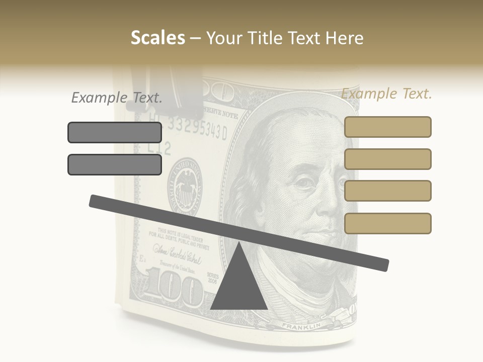 Stock Dollar Background PowerPoint Template