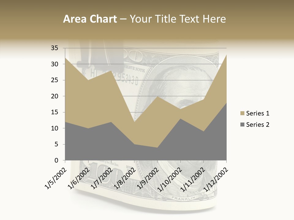 Stock Dollar Background PowerPoint Template