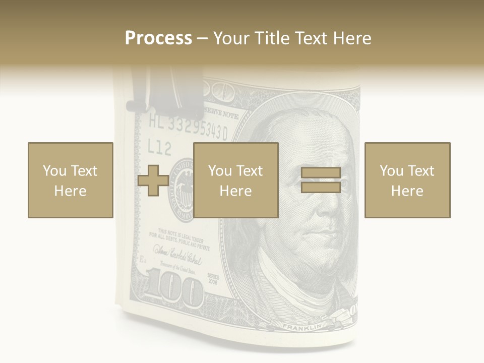 Stock Dollar Background PowerPoint Template