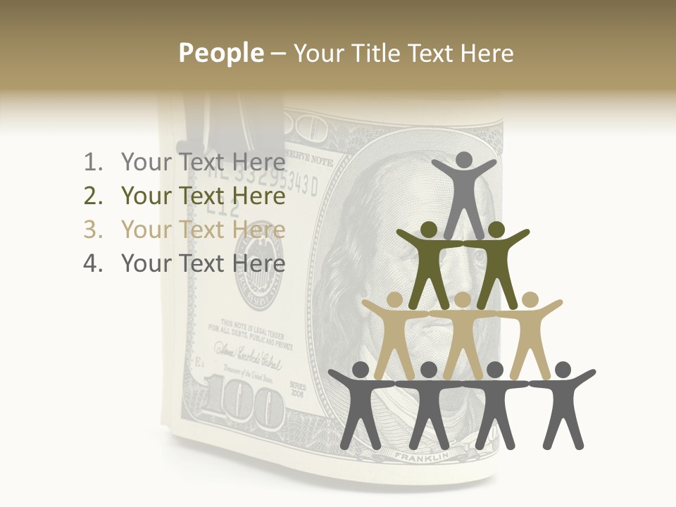 Stock Dollar Background PowerPoint Template