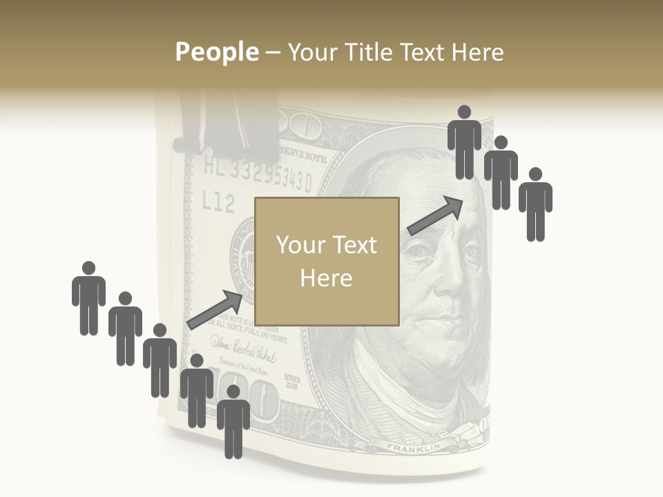 Stock Dollar Background PowerPoint Template