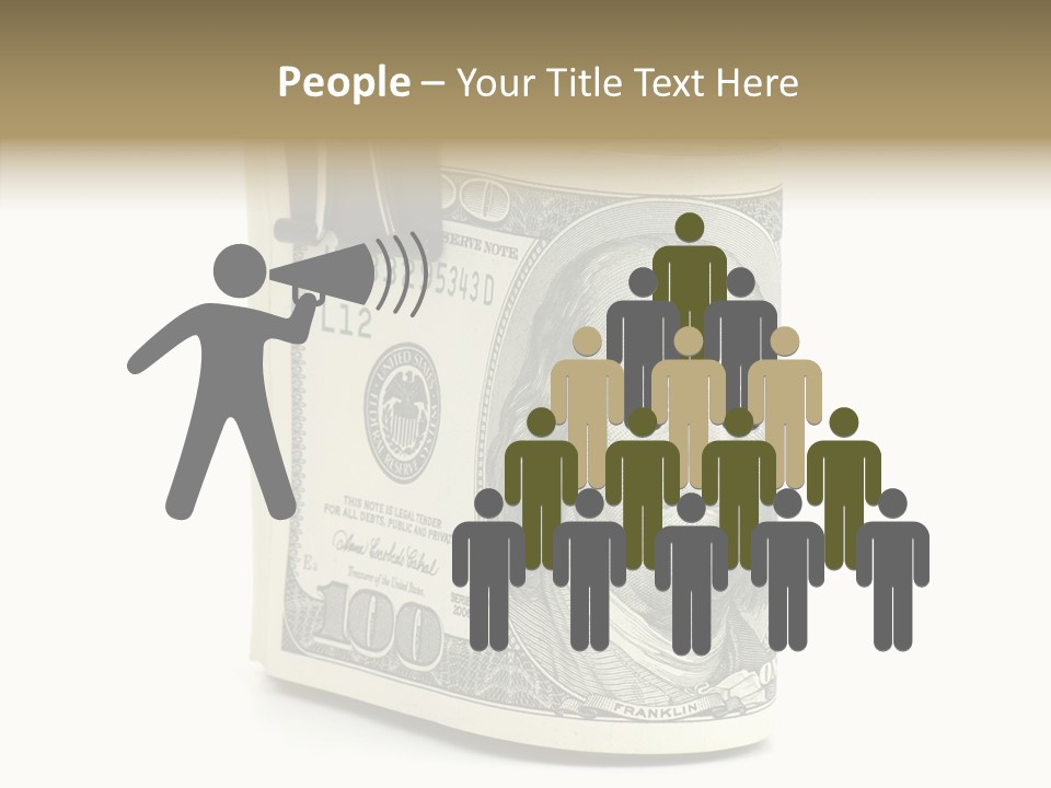 Stock Dollar Background PowerPoint Template