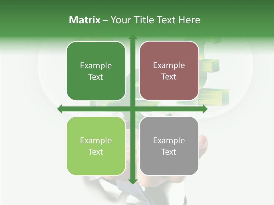Money Sales Europe PowerPoint Template