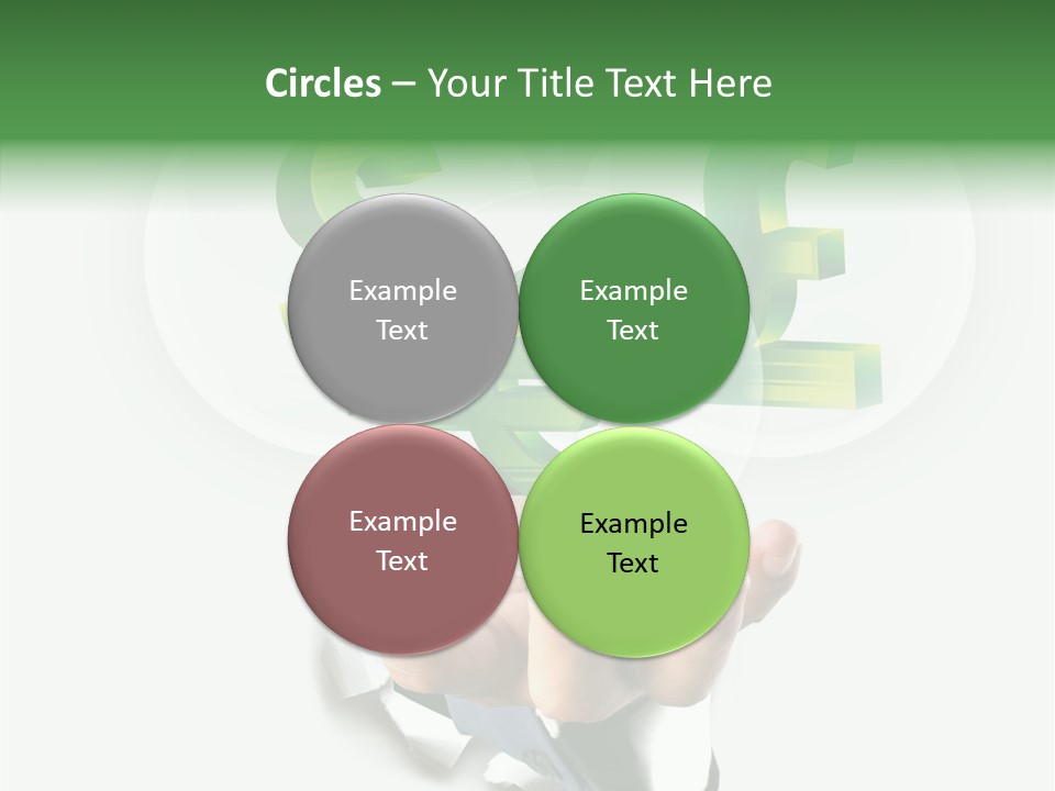 Money Sales Europe PowerPoint Template