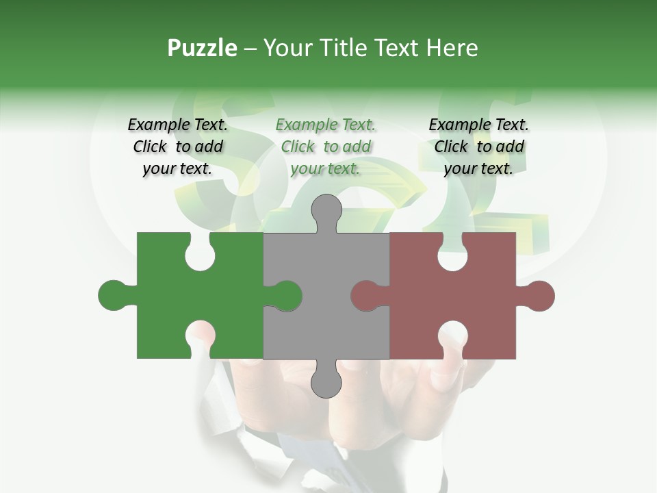 Money Sales Europe PowerPoint Template