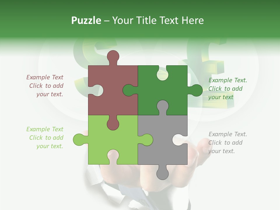 Money Sales Europe PowerPoint Template