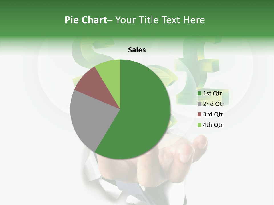Money Sales Europe PowerPoint Template