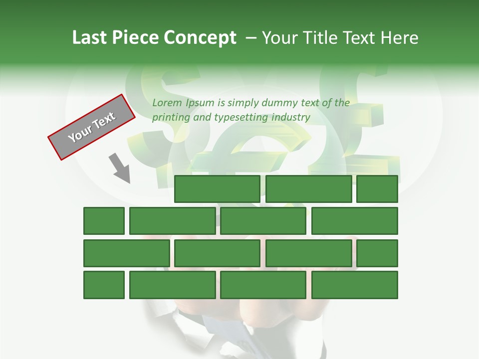 Money Sales Europe PowerPoint Template
