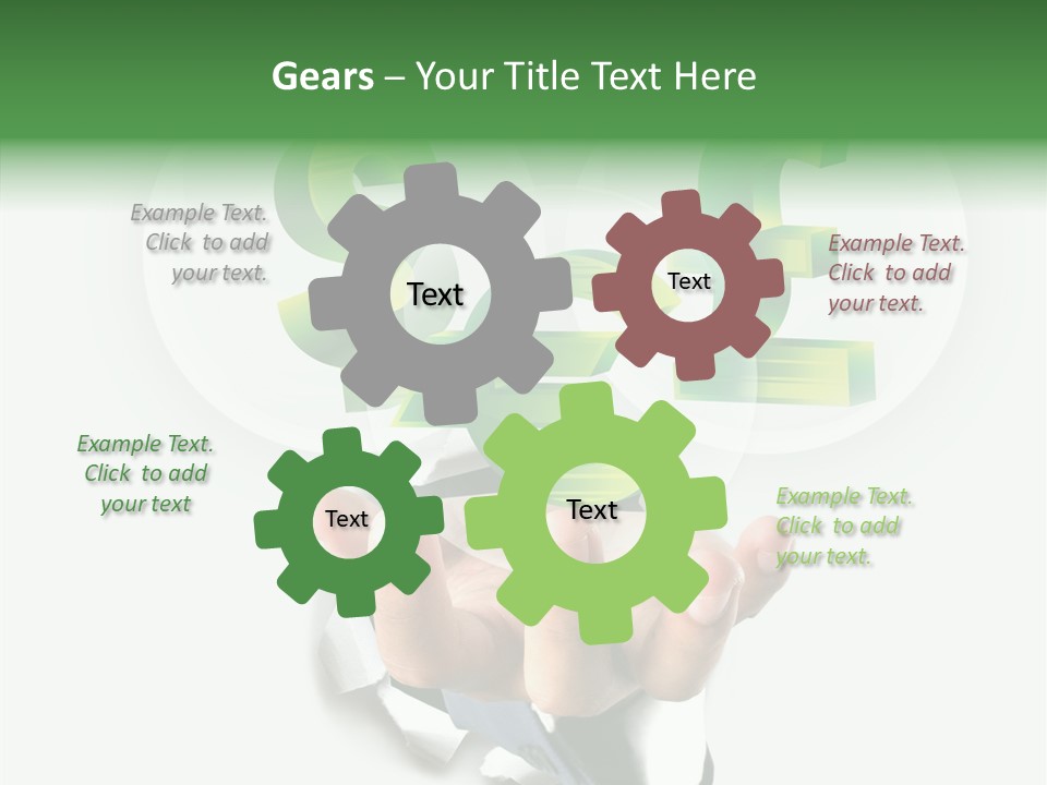 Money Sales Europe PowerPoint Template