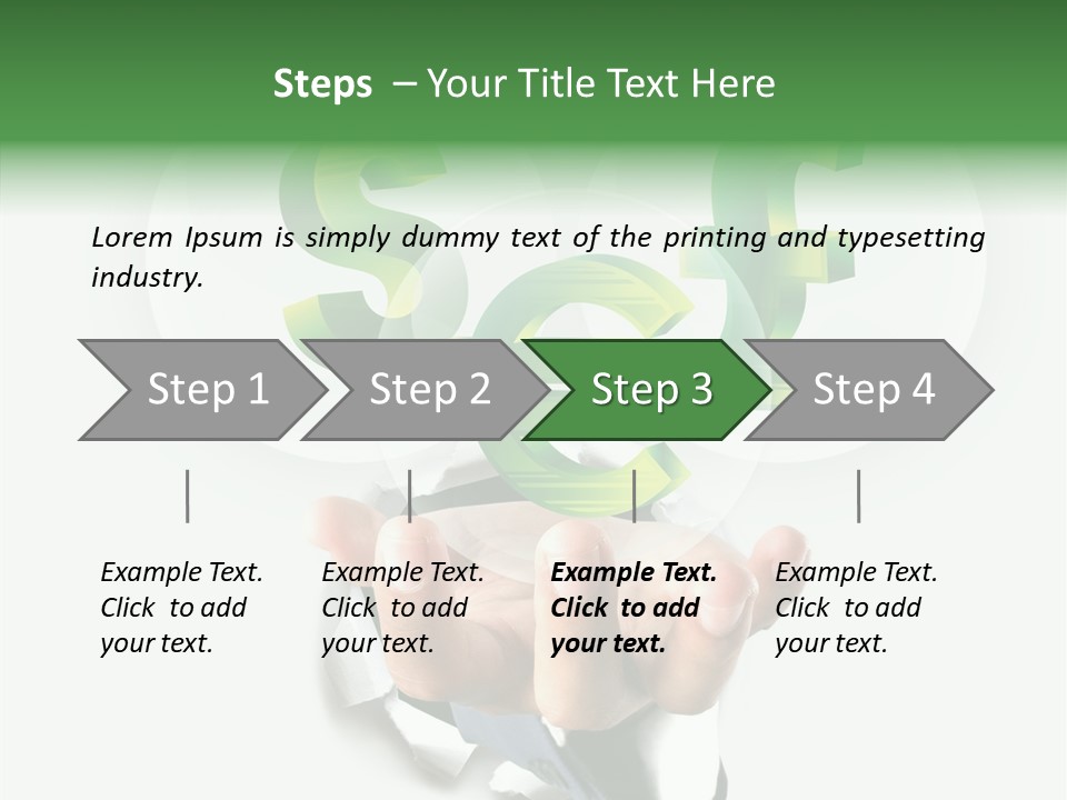 Money Sales Europe PowerPoint Template
