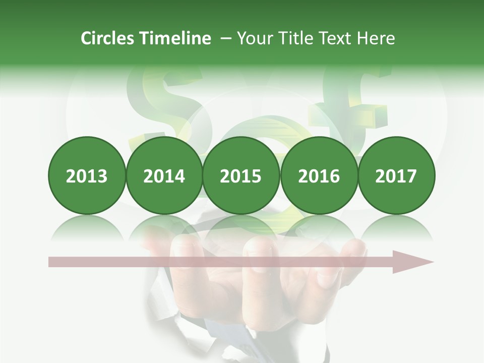 Money Sales Europe PowerPoint Template