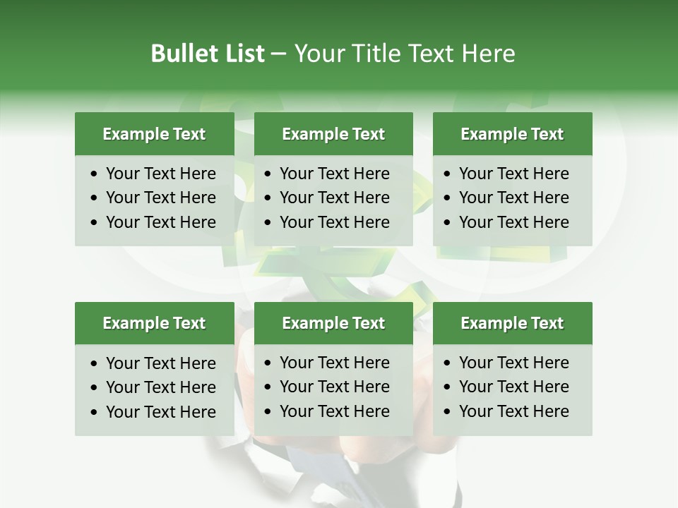 Money Sales Europe PowerPoint Template