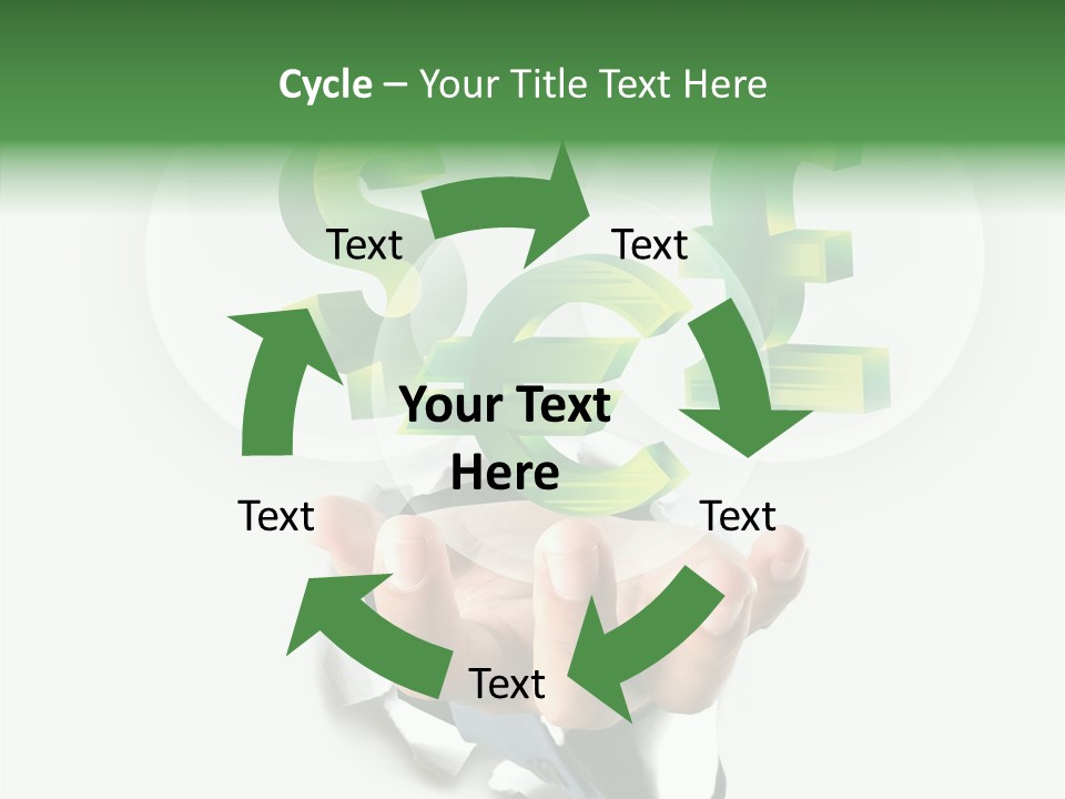 Money Sales Europe PowerPoint Template