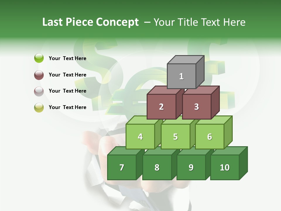 Money Sales Europe PowerPoint Template