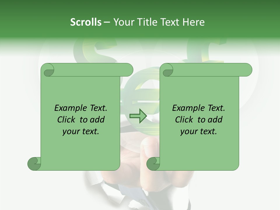 Money Sales Europe PowerPoint Template