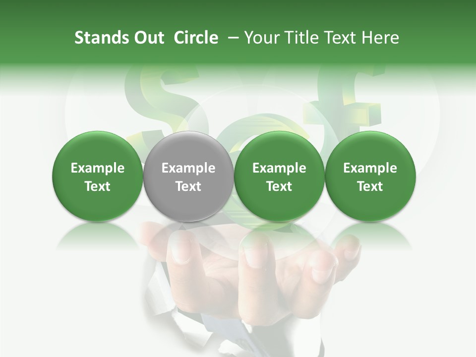 Money Sales Europe PowerPoint Template