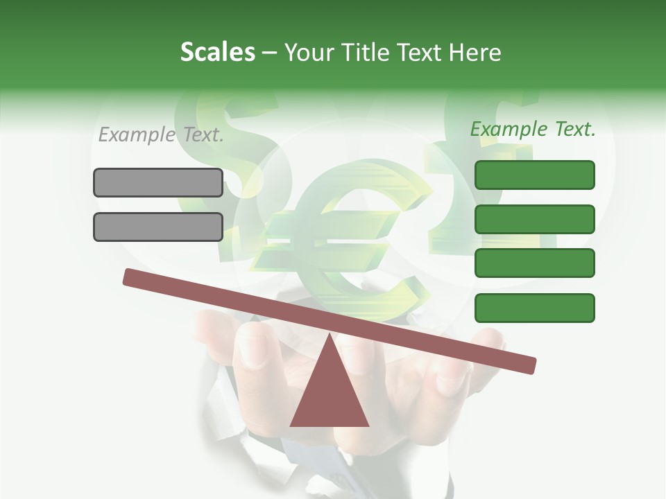 Money Sales Europe PowerPoint Template