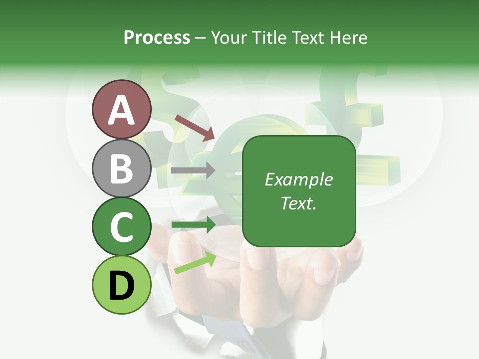 Money Sales Europe PowerPoint Template