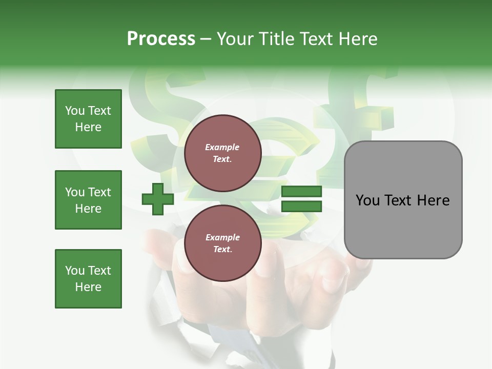 Money Sales Europe PowerPoint Template