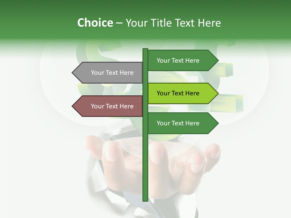 Money Sales Europe PowerPoint Template