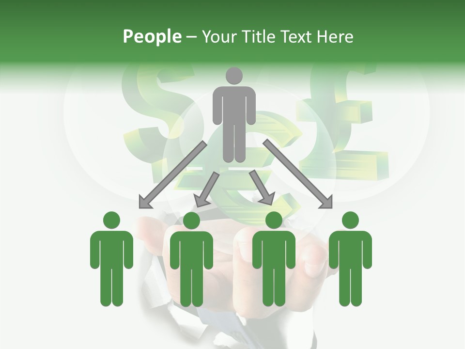 Money Sales Europe PowerPoint Template