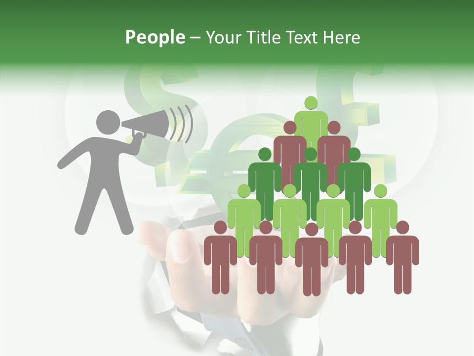 Money Sales Europe PowerPoint Template