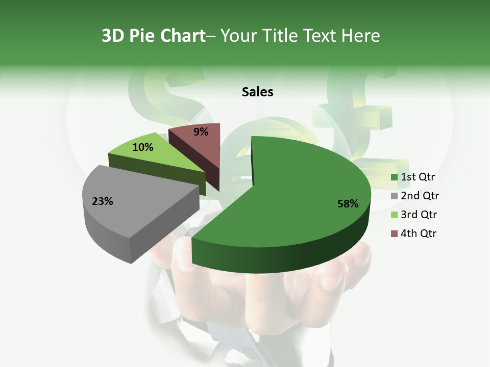Money Sales Europe PowerPoint Template