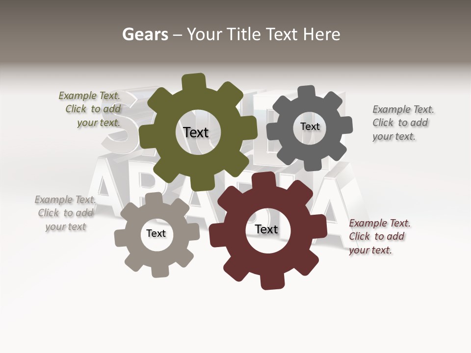 Borders Nation Advert PowerPoint Template