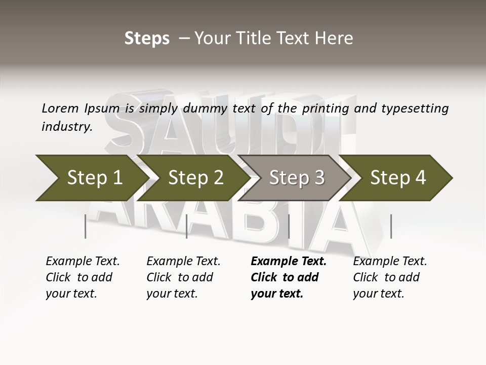 Borders Nation Advert PowerPoint Template
