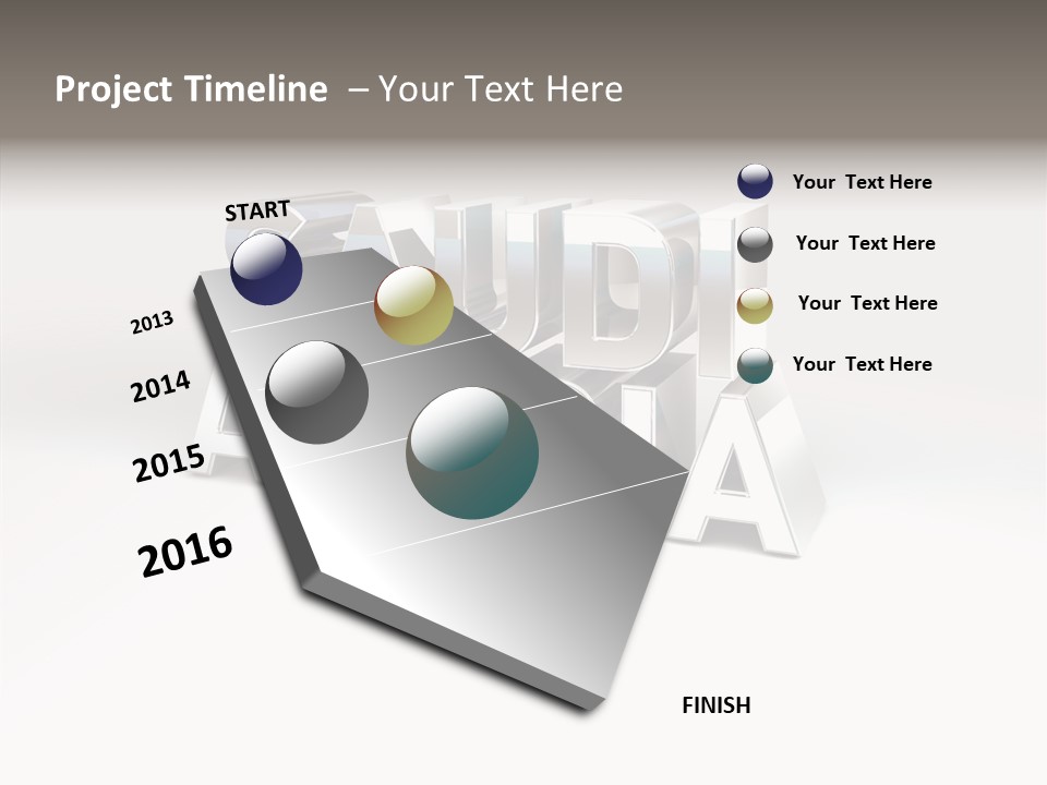 Borders Nation Advert PowerPoint Template