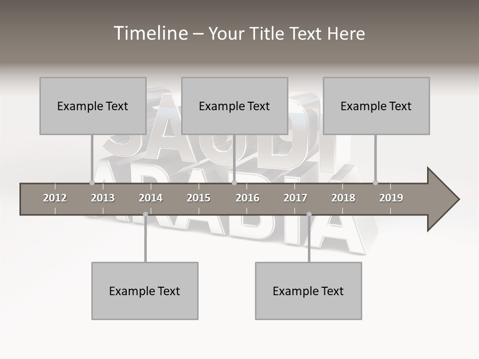 Borders Nation Advert PowerPoint Template