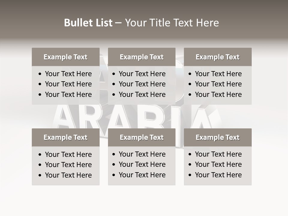 Borders Nation Advert PowerPoint Template