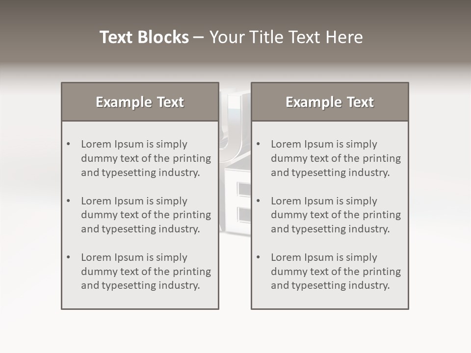 Borders Nation Advert PowerPoint Template