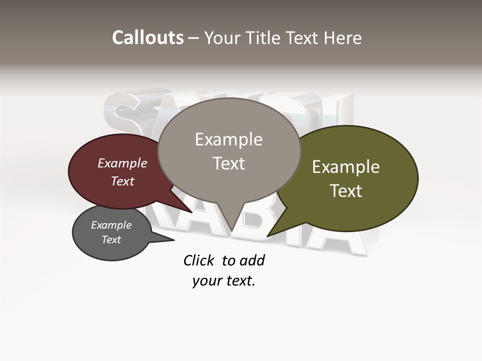 Borders Nation Advert PowerPoint Template