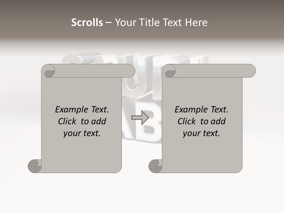 Borders Nation Advert PowerPoint Template