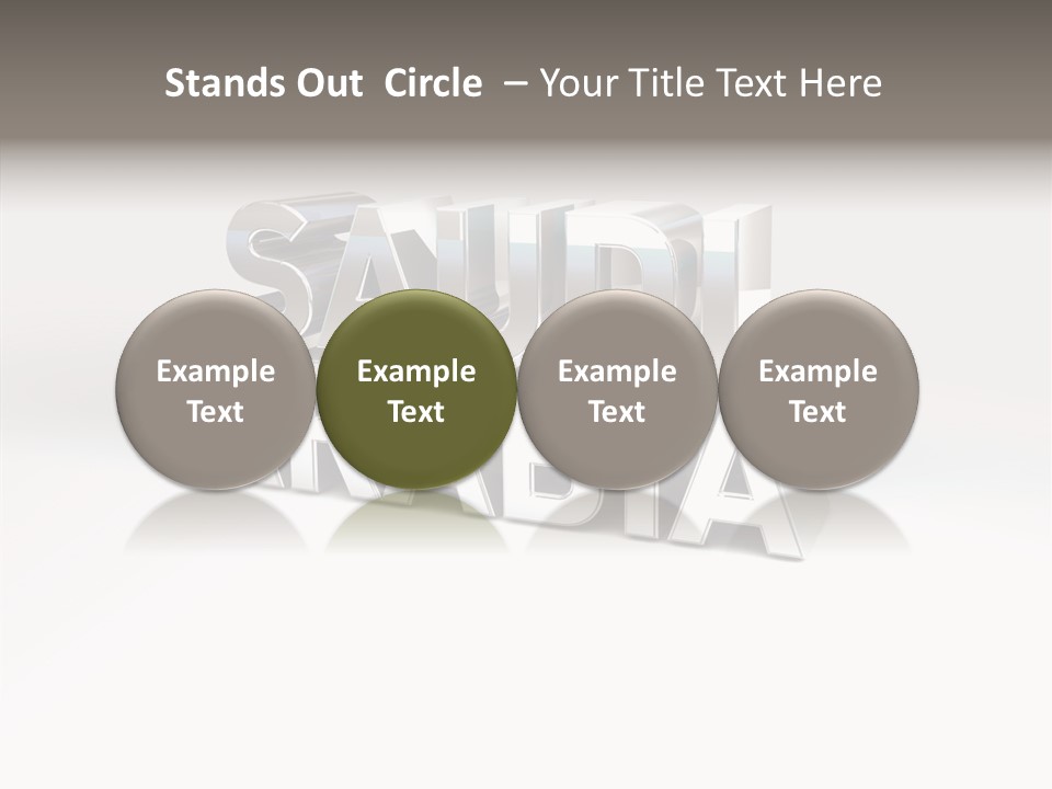 Borders Nation Advert PowerPoint Template