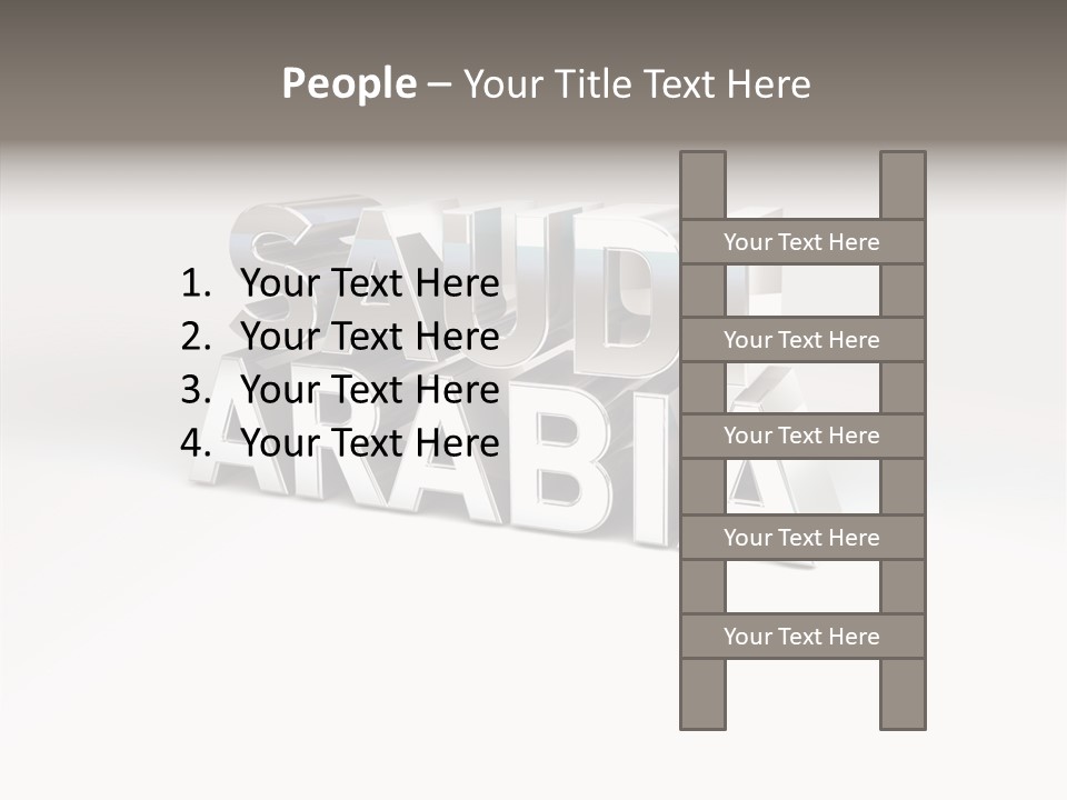 Borders Nation Advert PowerPoint Template