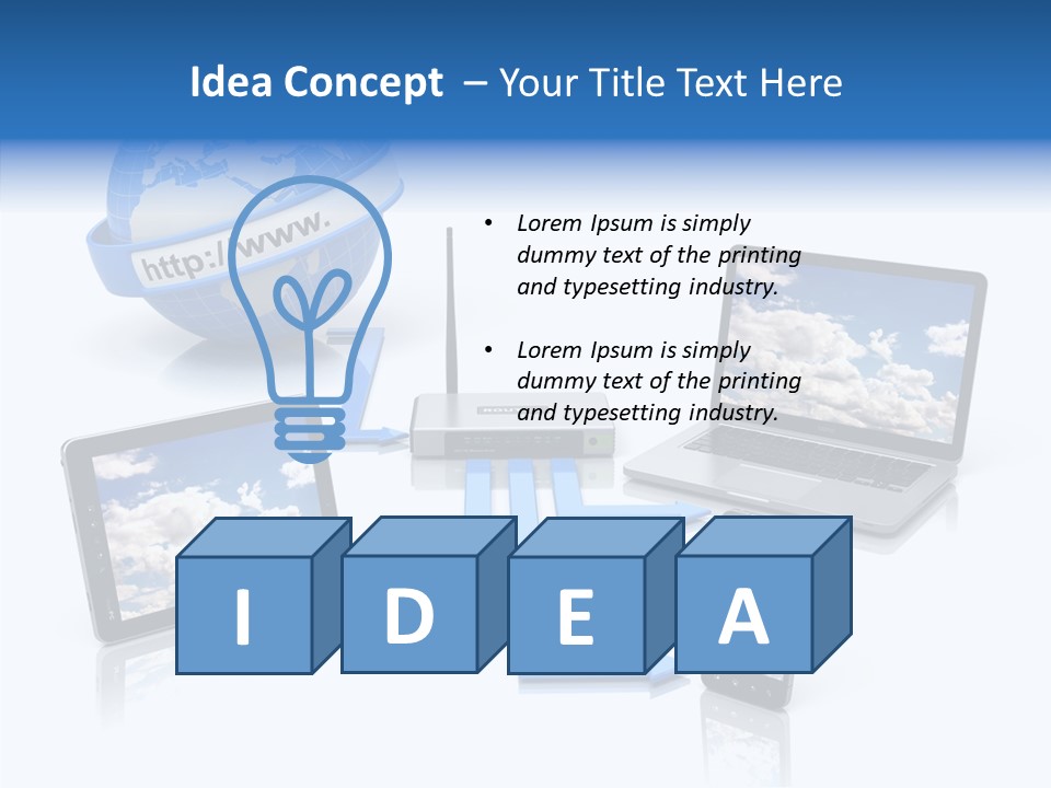 Shape Planet Data PowerPoint Template