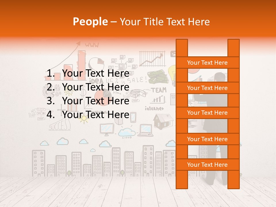 Research People Leadership PowerPoint Template